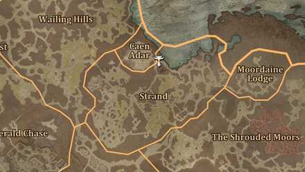 Diablo 4 - Altar of Lilith #149 Scosglen Strand Map