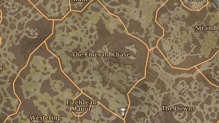 Diablo 4 - Altar of Lilith #141 Scosglen The Emerald Chase Map