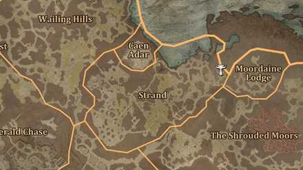 Diablo 4 - Altar of Lilith #150 Scosglen Strand Map