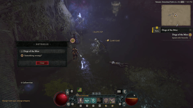 Diablo 4 Dirge of the Mire - Neyrelle