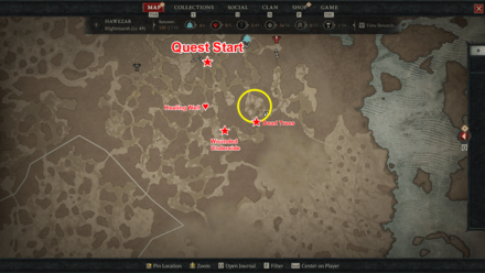 Diablo 4 Dirge of the Mire - Serpent Map