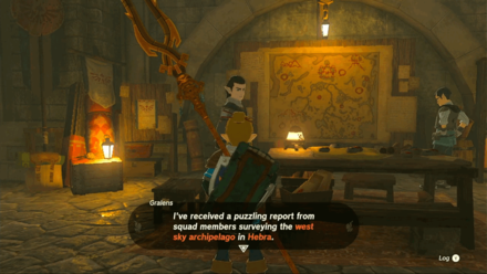 TotK - Talk to Gralens about the Sky Giant