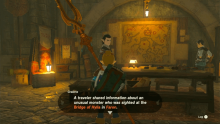 TotK - Talk to Gralens about the Three-Headed Monster