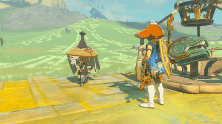 Zelda Tears of the Kingdom TotK - Impa and the Geoglyphs