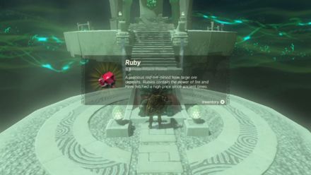 Zelda TotK Gikaku Shrine Ruby