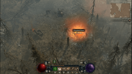 Diablo 4 - Disturbed Grave Fractured Peaks Dobrev Taiga Map