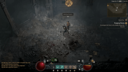 Diablo 4 Fledgling Scholar - Door to the Middle Wing