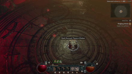 Diablo 4 Fledgling Scholar - Spellbook