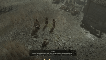 Diablo 4 - Talk to Artair