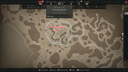 Diablo 4 Search for Khada Nearby