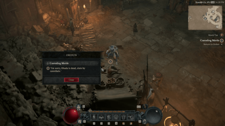 Diablo 4 Corroding Mettle - Return to Ordun