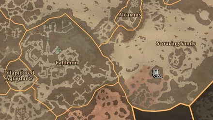 Diablo 4 - Raider’s Mine Kehjistan Scouring Sands Map