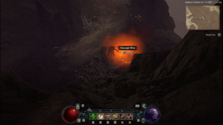 Diablo 4 - Decrepit Hive Dry Steppes Khargai Crags Map