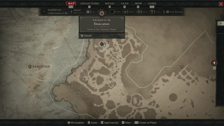 Diablo 4 - Zakarum Chapel Map View