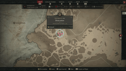 Diablo 4 - Fly Nests Map View