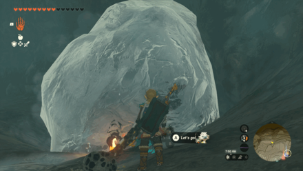 Zelda Tears of the Kingdom TotK - Thaw the Ice to Free the Spine