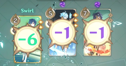 Genshin Impact - Piercing Swirl Deck - Swirl with Xiao