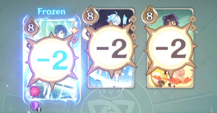 Genshin Impact - Piercing Swirl Deck - Frozen and Piercing DMG