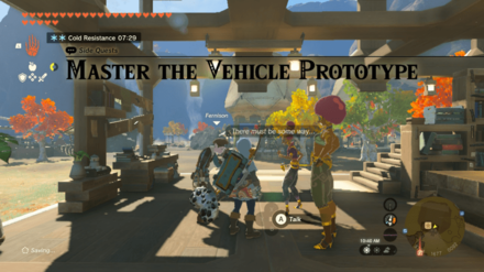 Tears of the Kingdom TOTK Master the Vehicle Prototype How to Unlock