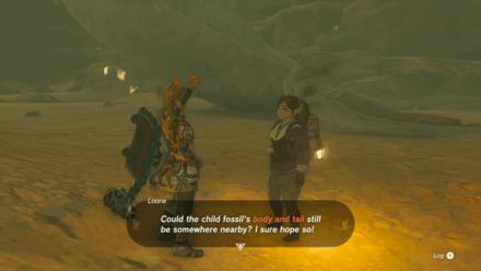 Zelda Tears of the Kingdom TotK - Talk to Loone