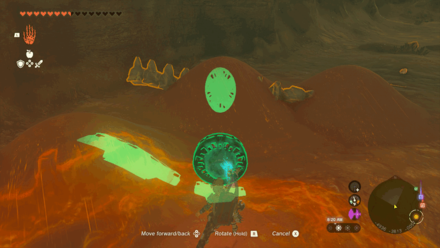 Zelda Tears of the Kingdom TotK - Blow Out the Sand to Free the Tail