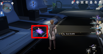 Star Rail - Storage Zone Graffiti 2 Location