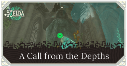 Zelda Tears of the Kingdom TotK - A Call from the Depths