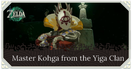 Zelda Tears of the Kingdom TOTK - Master Kohga from the Yiga Clan
