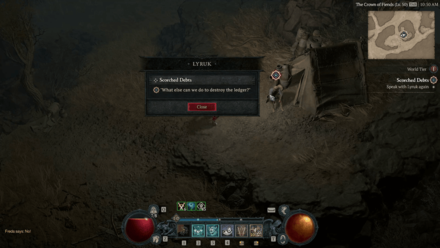 Diablo 4 Scorched Debt - Speak Again