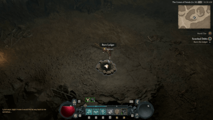 Diablo 4 Scorched Debt - Burn Ledger