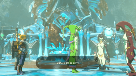 Zelda TotK - Yona Sludge Covered Statue