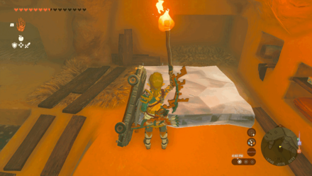 Zelda Tears of the Kingdom TotK - Melt the Ice to Make it Smaller