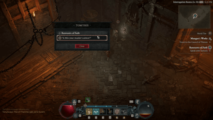 Diablo 4 Remnants of Faith - Tomyris Armor