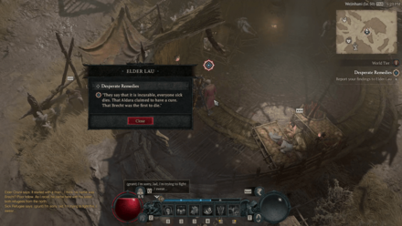 Diablo 4 Desperate Remedies Elder Lau 1
