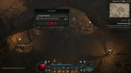 Diablo 4 Fungal Remedies Thanak