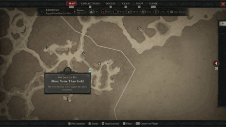 Diablo 4 - More Value than Gold Map View