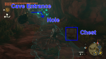 Zelda Tears of the Kingdom TOTK - Ousting the Giant - Go Down the Hole