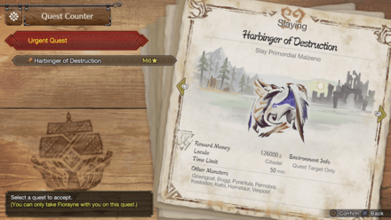 Sunbreak - Harbinger of Destruction Urgent Quest