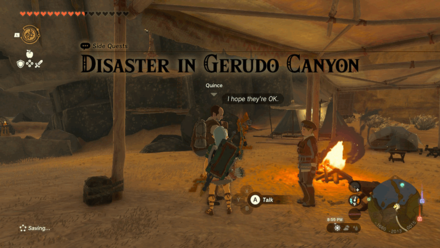 Tears of the Kingdom TOTK Disaster in Gerudo Canyon How to Unlock