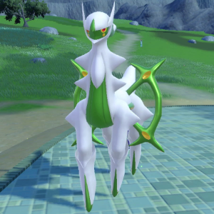 Pokemon Scarlet and Violet SV - Meadow Plate Grass Type Arceus