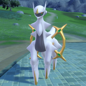 Pokemon Scarlet and Violet SV - Blank Plate Normal Type Arceus