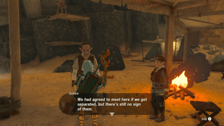 Zelda Tears of the Kingdom TotK - Talk to Quince