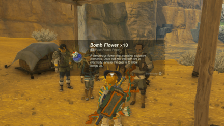 Zelda Tears of the Kingdom TotK - Disaster in Gerudo Canyon Reward