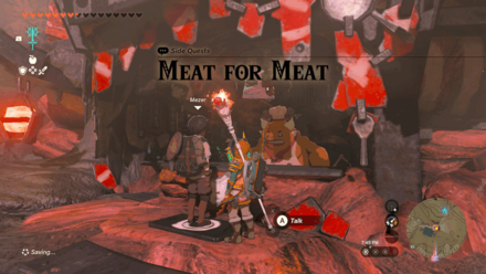 Tears of the Kingdom TOTK Meat for Meat How to Unlock