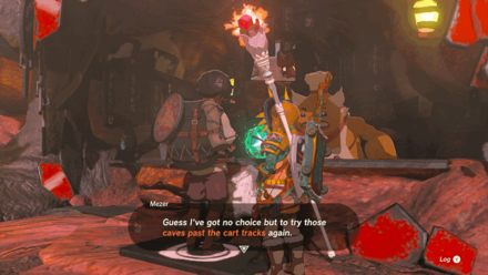 Zelda Tears of the Kingdom TotK - Talk to Mezer