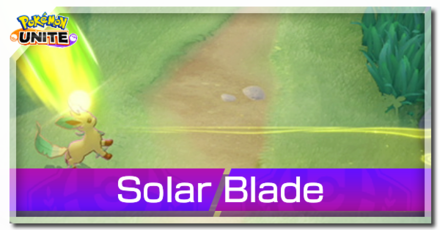 Pokemon UNITE - Solar Blade Move Banner