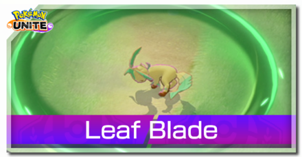 Pokemon UNITE - Leaf Blade Move Banner