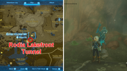 Zelda Tears of the Kingdom TOTK - Ousting the Giant - Go to Rodia Lake