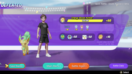 Pokemon UNITE - Save Replay After Battles