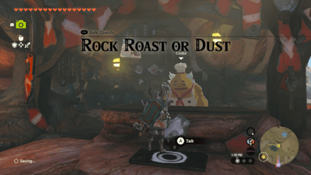 Tears of the Kingdom TOTK Rock Roast or Dust How to Unlock